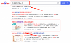 泉州市*雯嬰幼兒用品有限公司整站優化到首頁無排名不收費